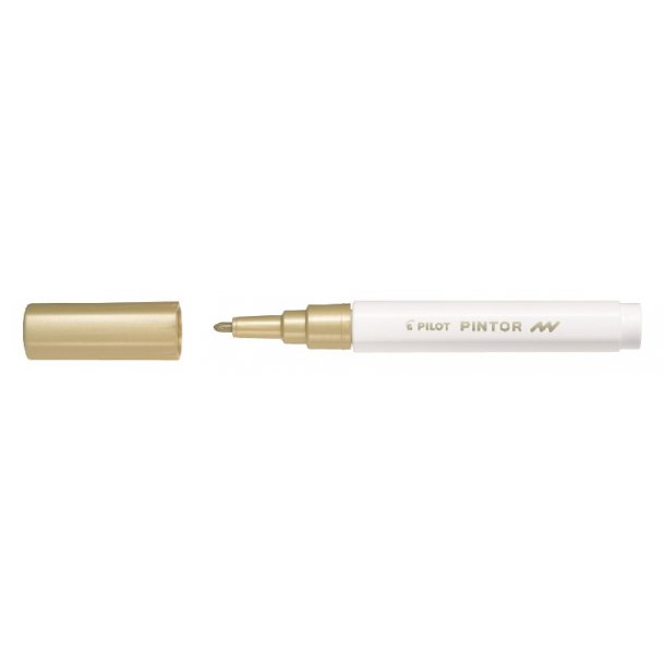 Pilot Permanent marker Pintor - Fine - 1,0 mm - guld