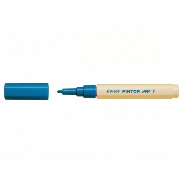 Pilot Permanent marker Pintor - Fine - 1,0 mm - lysebl