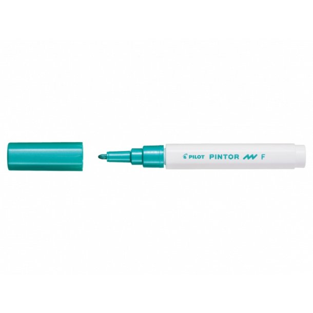 Pilot Permanent marker Pintor - Fine - 1,0 mm - metal grn