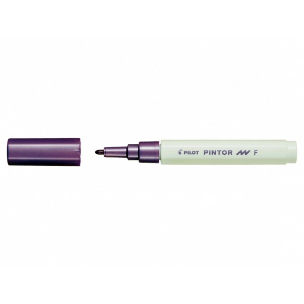 Pilot Permanent marker Pintor - Fine - 1,0 mm - metal lilla