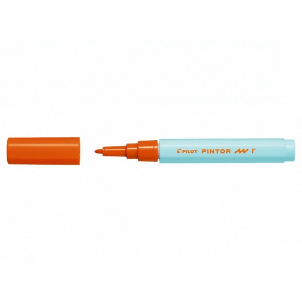 Pilot Permanent marker Pintor - Fine - 1,0 mm - orange