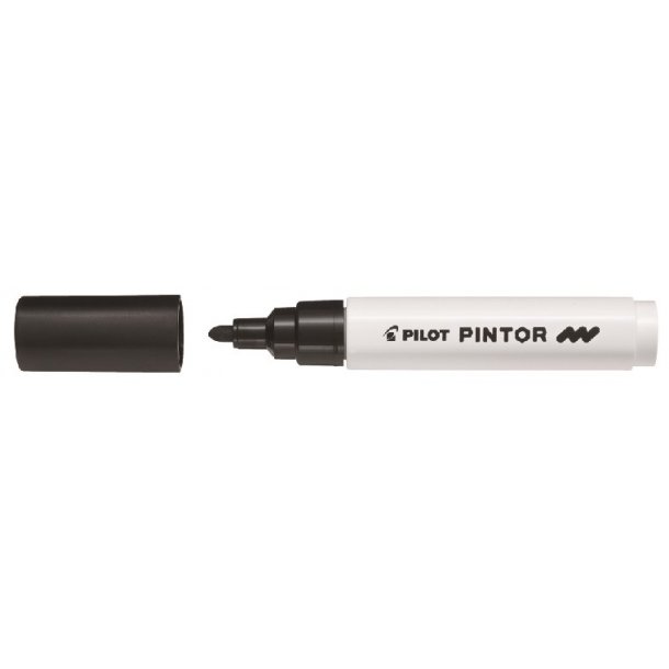 Pilot Permanent marker Pintor - Medium - 1,4 mm - sort