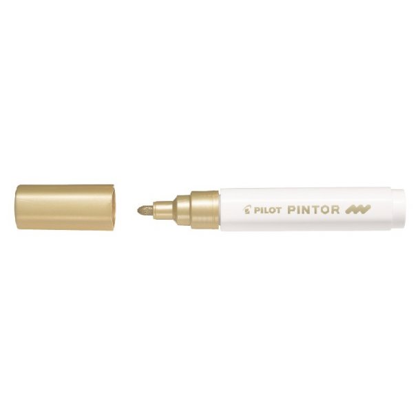 Pilot Permanent marker Pintor - Medium - 1,4 mm - guld