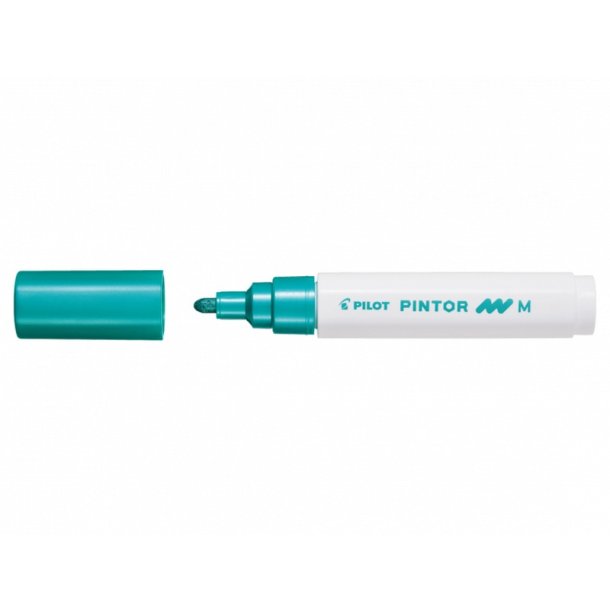 Pilot Permanent marker Pintor - Medium - 1,4 mm - metal grn