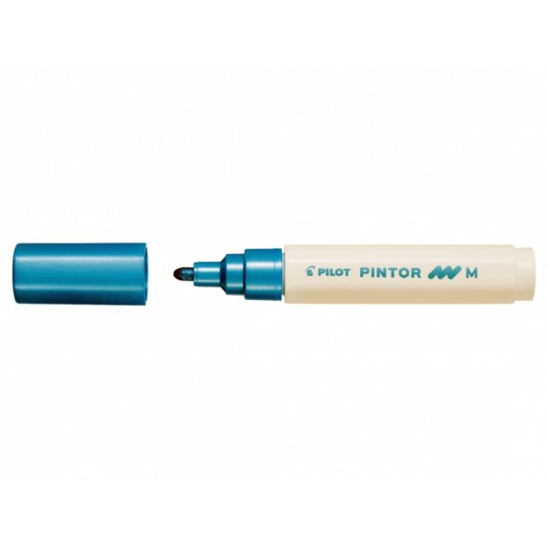 Pilot Permanent marker Pintor - Medium - 1,4 mm - metal bl