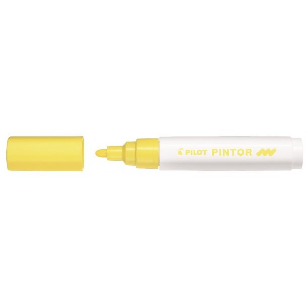 Pilot Permanent marker Pintor - Medium - 1,4 mm - gul