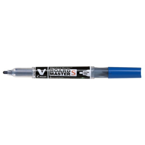 Pilot Whiteboard marker - Master S - Fin rund spids - 1,3 mm - bl