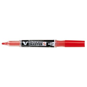Pilot Whiteboard marker - Master S - Fin rund spids - 1,3 mm - rd