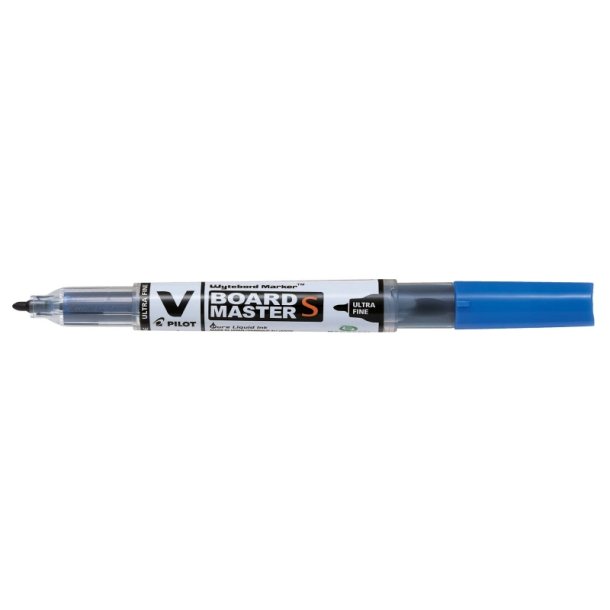 Pilot Whiteboard marker - Master S - Ultra Fin rund spids - 0,8 mm - bl