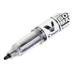 Pilot Whiteboard Marker - med magnet - rund spids - 1,3 mm - sort