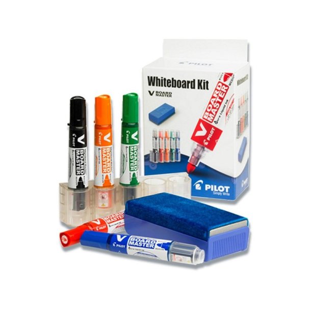 Pilot Whiteboard startst<br>5 markers - visker - holder