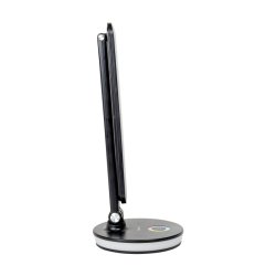 Platinet skrivebordslampe RGB 12W - sort - USB opladningsport