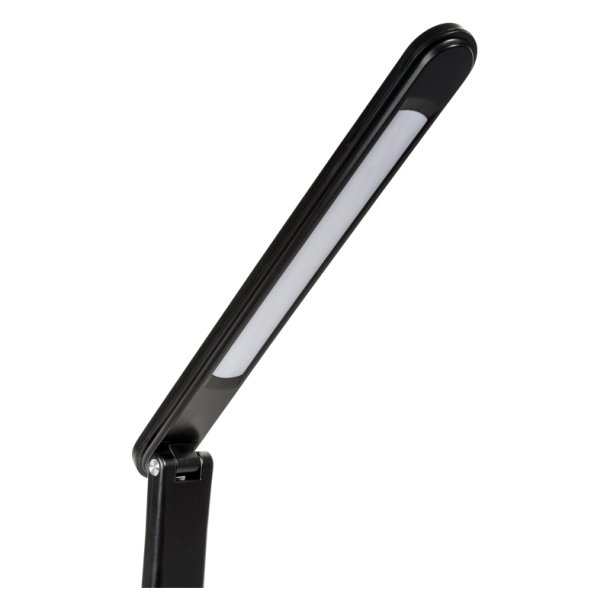 Platinet skrivebordslampe RGB 12W - sort - USB opladningsport