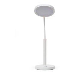 Platinet skrivebordslampe AURA LED 10W - hvid - 65 LED, USB-C