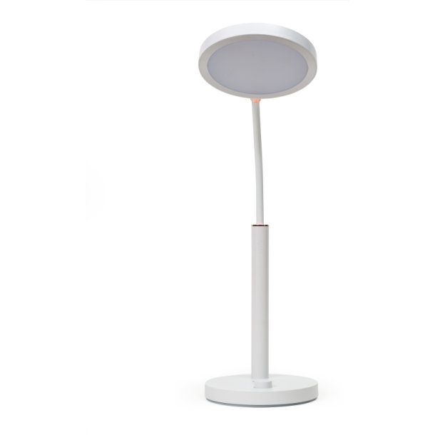 Platinet skrivebordslampe AURA LED 10W - hvid - 65 LED, USB-C