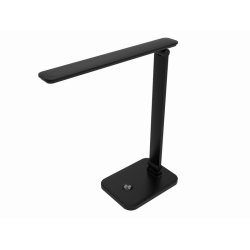 Platinet skrivebordslampe LED 5W - sort - Genopladelig 6000 mAh batteri, USB-C