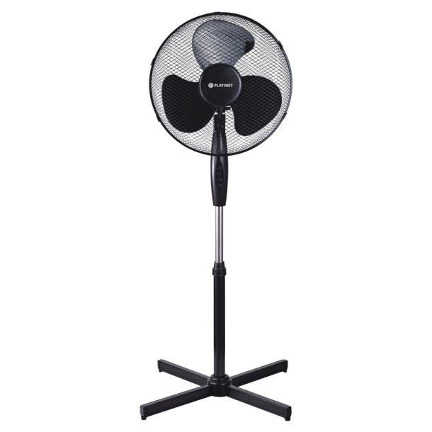 Platinet Gulvventilator - 40W - sort - 120 cm