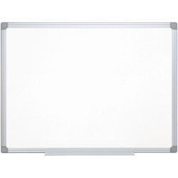 Q-Connect Whiteboard - Lakeret stl med Aluminiums ramme