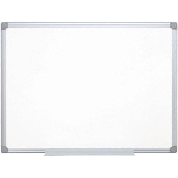 Q-Connect Whiteboard - Lakeret stl med Aluminiums ramme