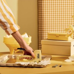 Rapid H�ftepistol R13 gul - nr. 13 4-10mm - 90% genbrugsplast