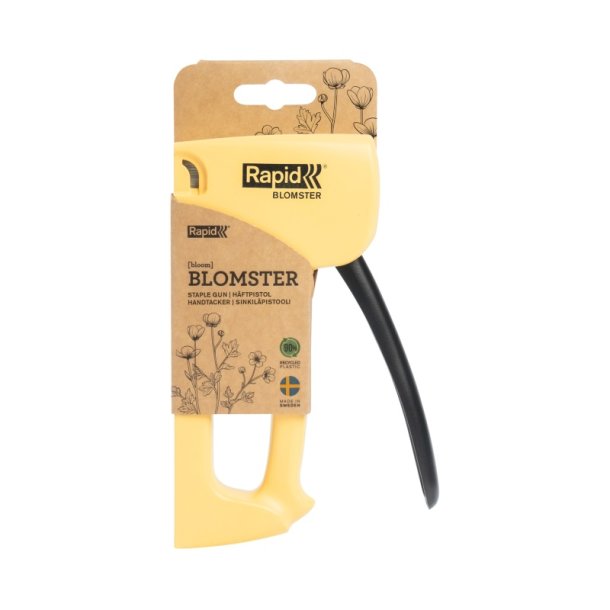 Rapid H�ftepistol R13 gul - nr. 13 4-10mm - 90% genbrugsplast