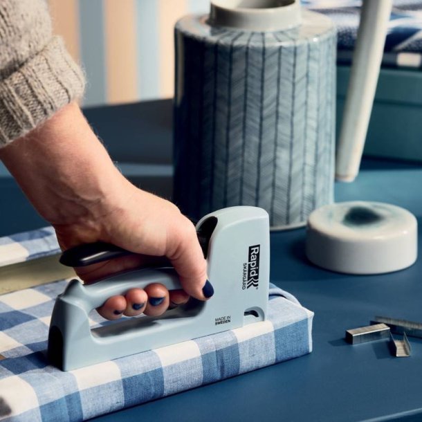 Rapid H�ftepistol R13 lys bl� - nr. 13 4-10mm - 90% genbrugsplast