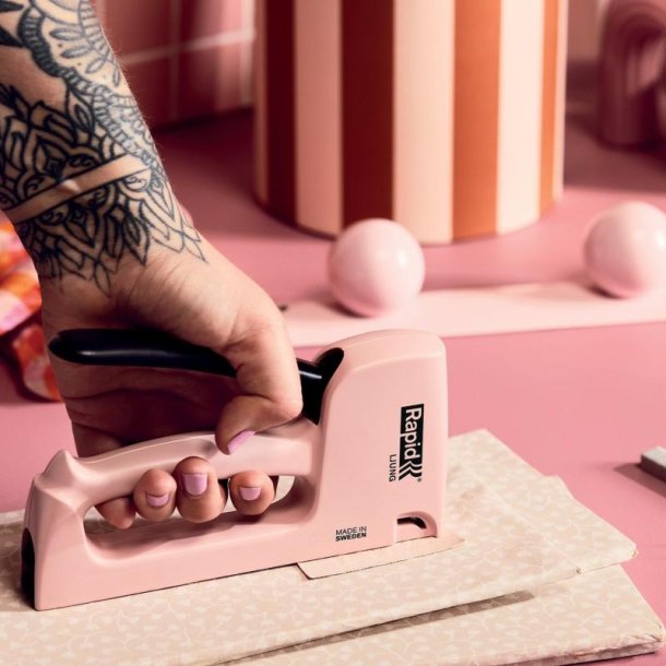 Rapid H�ftepistol R13 pink - nr. 13 4-10mm - 90% genbrugsplast