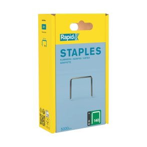 Rapid Nr. 140 h�fteklammer - 8mm - 5000 stk. Galvaniseret