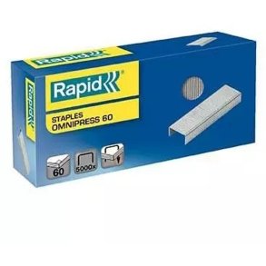 Rapid Nr. 60 H�fteklammer - 8,5 mm - 5000 stk. galvaniseret (Omnipress)
