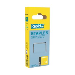 Rapid Nr. 13 H�fteklammer - 8 mm - 1600 stk. standard galvaniseret
