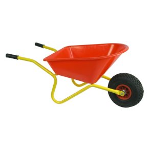 Ravendo Juniorb�r BJ 350 - 35 Liter - r�dt plastkar med gult st�l stel