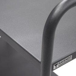 Ravendo Bordvogn WTT 1000-1 - 100x50x98 - lasteevne 200 kg - Pulverlakeret stl i gr