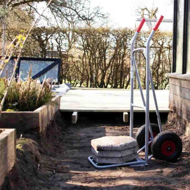 Ravendo Skkevogn BLM 200 L - lasteevne 200 kg - Stl - punkterfrie gummihjul