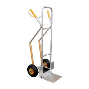 Ravendo Danbren skkevogn ALU 100 - lasteevne 100 kg - Stl - Luftgummi hjul