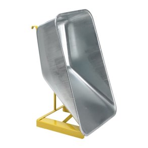 Ravendo B�rkasse Stativ Komplet 110 Liter - Gr� St�l - Galfan-varmgalvaniseret til El EPT 80 TIP