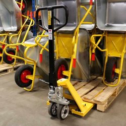 Ravendo pallelfter Quicklift - lasteevne 2500 kg - Pulverlakeret stl - Pallelfter kort