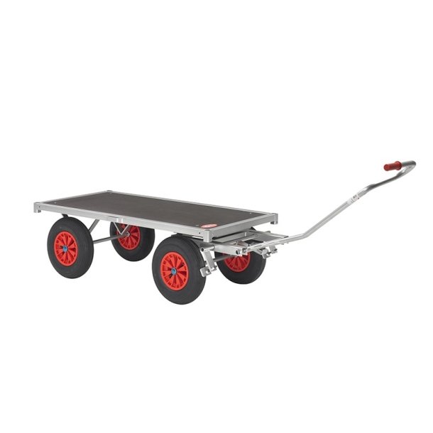 Ravendo Transportvogn - TW Mini - 1500x700 mm - 750 kg<br>Luftgummi hjul