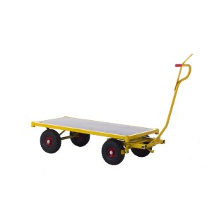 Ravendo Transportvogn TW 1500 LOW - 1500x700 mm - 600 kg - Luftgummi hjul