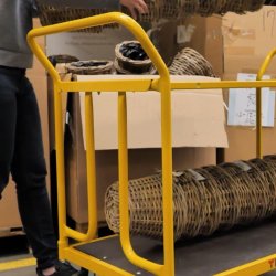 Ravendo lagervogn TW 750 MEPS - 970x500 mm - 400 kg - massive hjul