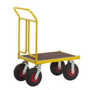 Ravendo lagervogn TW 750 L - 860x500 mm - 400 kg - luftgummi hjul