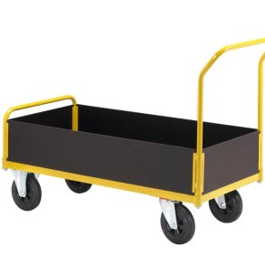 Ravendo lagervogn TW 1000 M-LWS - 1100x600 mm - 400 kg - massive hjul