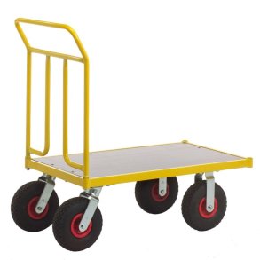 Ravendo lagervogn TW 1000 L - 1100x600 mm - 400 kg - luftgummi hjul