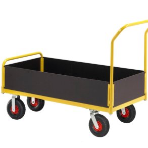 Ravendo lagervogn TW 1000 L-LWS - 1100x600 mm - 400 kg - luftgummi hjul