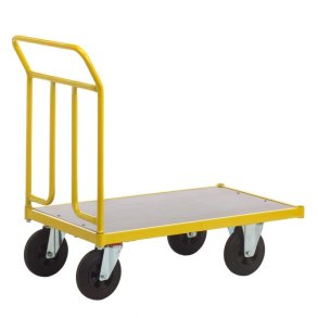 Ravendo lagervogn TW 1250 M - 1350x600 mm - 400 kg - massive hjul