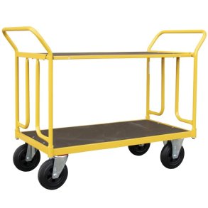 Ravendo lagervogn TW 1250 MEPS - 1350x600 mm - 400 kg - massive hjul