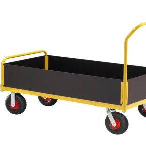 Ravendo lagervogn TW 1250 L-LWS - 1350x600 mm - 400 kg - luftgummi hjul