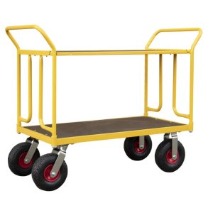 Ravendo lagervogn TW 1250 LEPS - 1350x600 mm - 400 kg - Luftgummi hjul