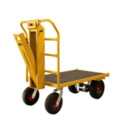 Ravendo elektrisk lagervogn TW1250 Terrn - 400 kg - Luftgummi hjul - Endegavl/Hylde