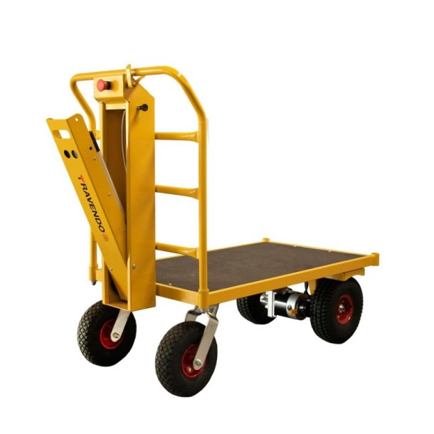 Ravendo elektrisk lagervogn TW1250 Terrn - 400 kg - Luftgummi hjul - Endegavl/Hylde