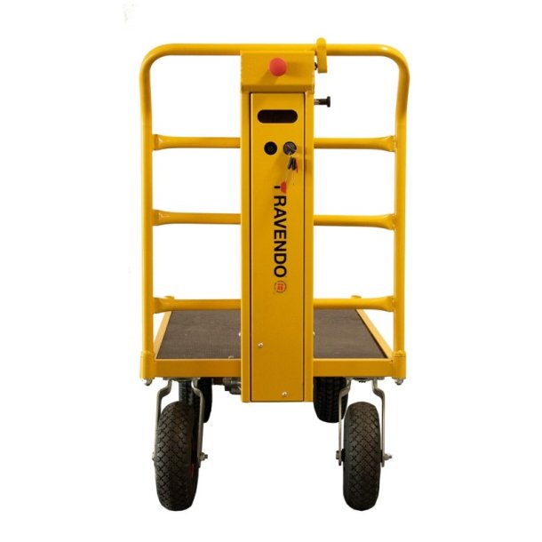 Ravendo elektrisk lagervogn TW1250 Terrn - 400 kg - Luftgummi hjul - Endegavl/Hylde